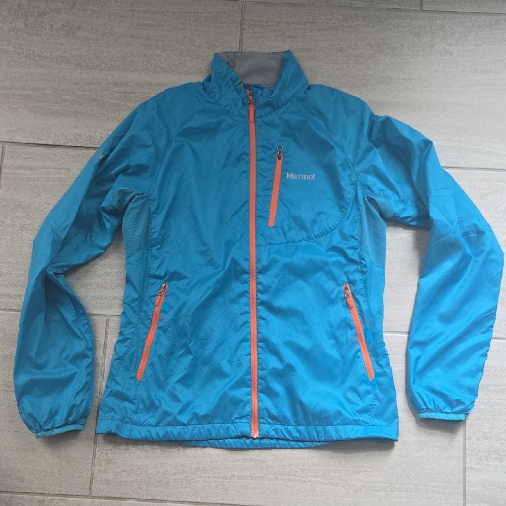 Marmot Aqua Jacket with Orange Zippers